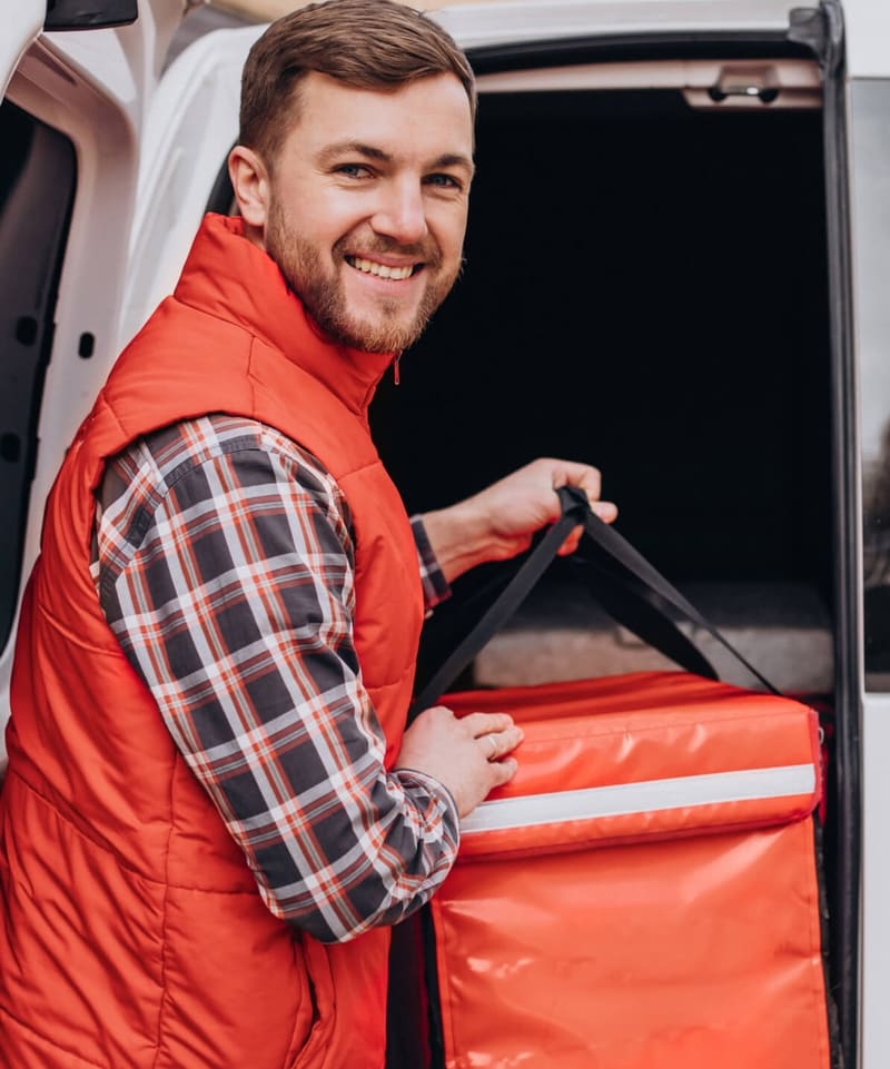 Deliver X Webflow Template - Section 1 Image